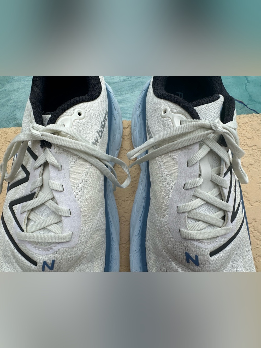 NEW BALANCE FRESH FOAM X MORE V4 ICE BLUE RUNNING SHOES MMORCU4 SIZE 11.5 - Picture 11 of 15